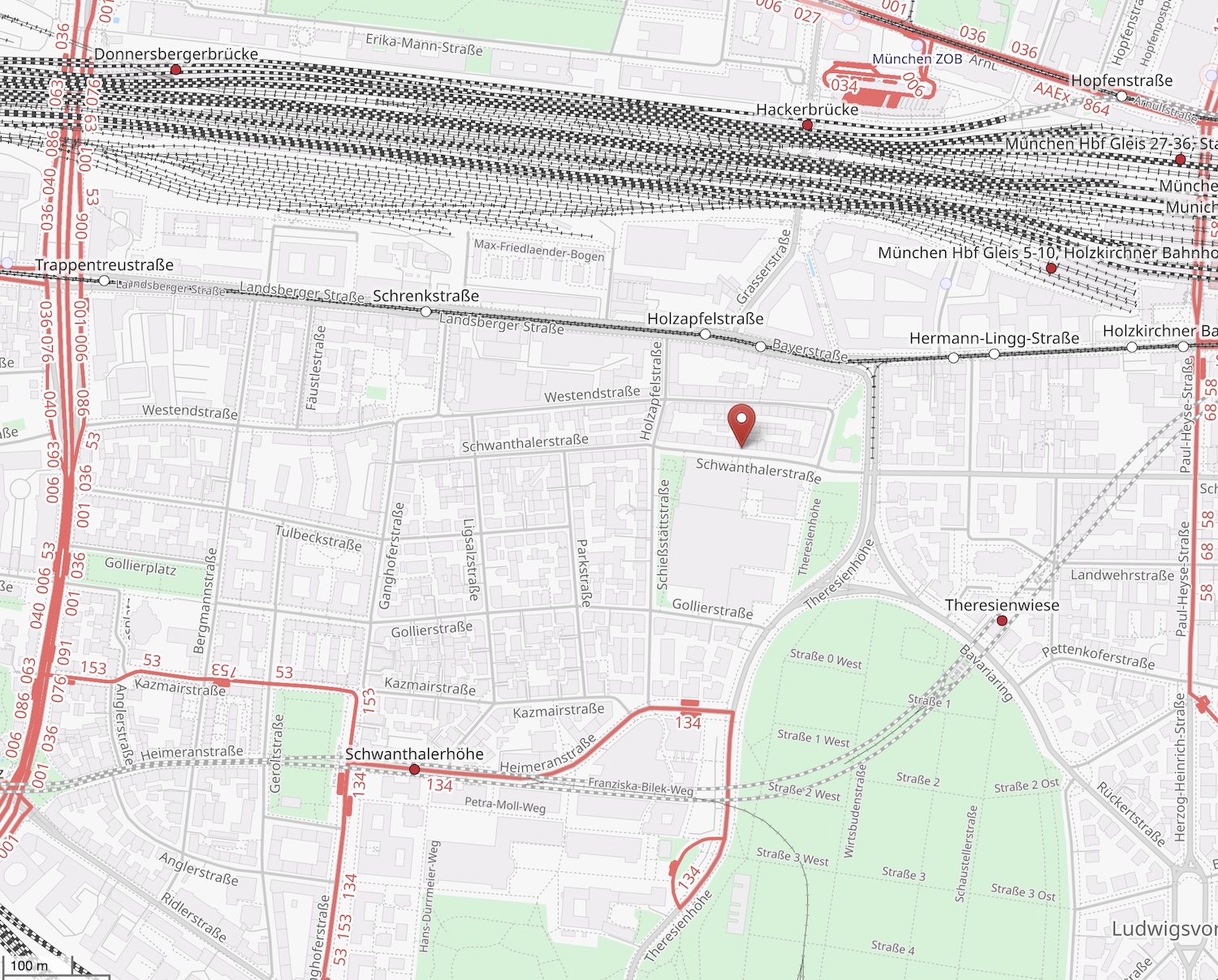 Anfahrt mit OpenStreetMap